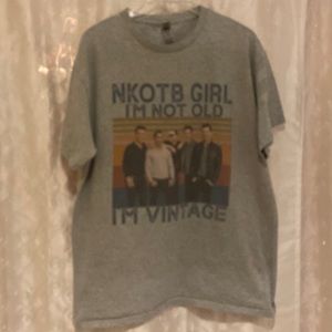 New Kids On The Block NKOTB Girl I’m Not Old I’m Vintage T-Shirt Womens Size L🔥